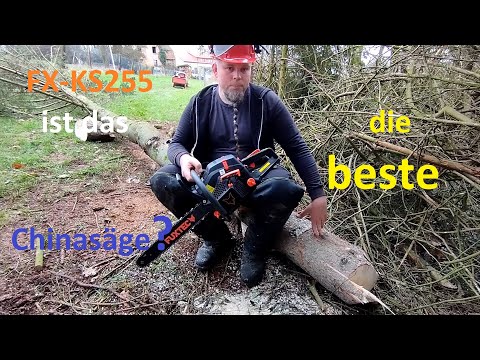 Fuxtec FX-KS255 - die beste Benzin Kettensäge unter 200€ ? Check im Detail inkl. Zylinder Vermessung