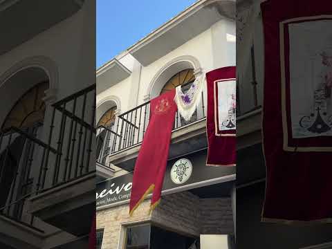 Todo engalanado pra las misiones de la esperanza del mar de Ayamonte