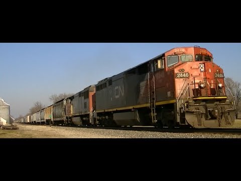 Trains of the Midwest with CN and railroad radio!
