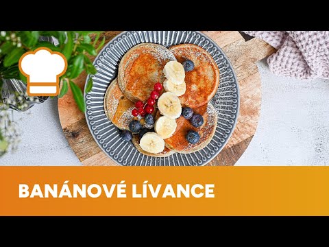 Banánové lívance jsou ideální sladkou snídaní, navíc bez přidaného cukru