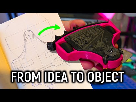 How to go from idea to object with 3D printing! New video course from Maker's Muse.
