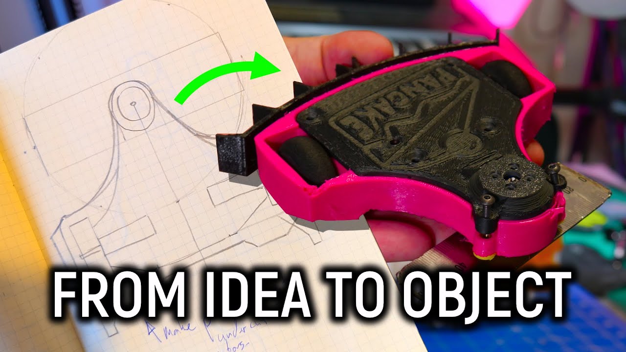 How to go from idea to object with 3D printing! New video course from Maker's Muse.