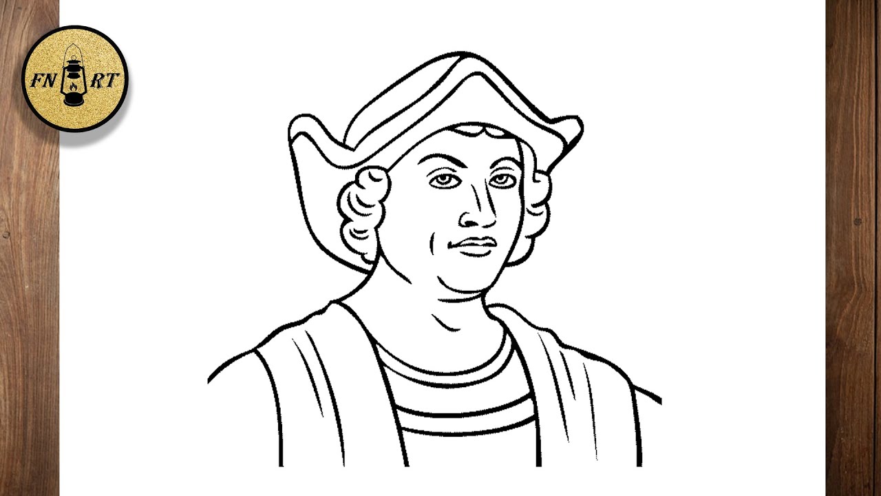 How to draw christopher columbus easy