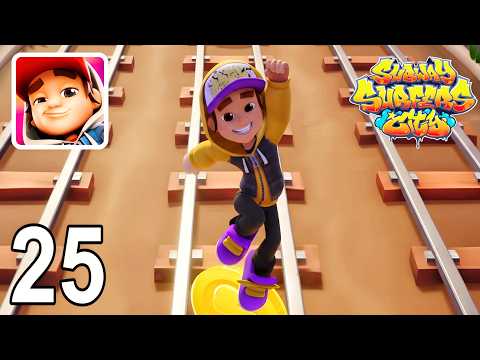 Subway Surfers City - Gameplay Walkthrough Part 25 - NEW GOLDEN BOY at 550K Scores