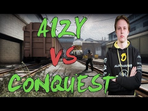CSGO: POV dignitas aizy vs Conquest (44/28) train @ CEVO Professional Season 8 Lan Finals