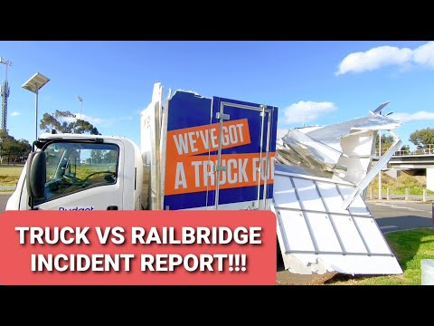 BRIDGE STRIKE AFTER MASSIVE SCT FREIGHT TRAIN PASSES OVER - FOOTAGE OF DAMAGE!!