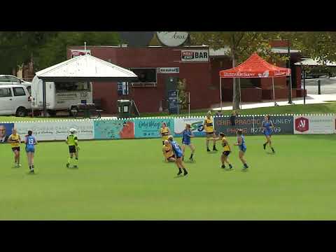 Sturt's Caitlyn Swanson kicks a beauty - Round 7 SANFL Women's