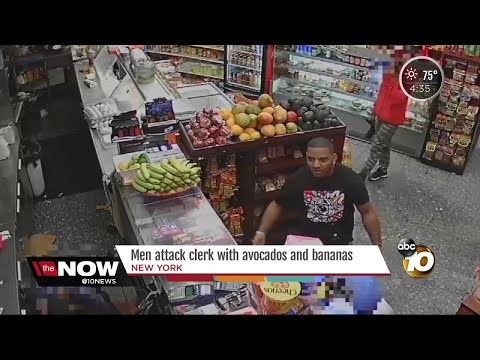 Men sought in avocado attack