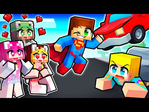Sunt *BEBE-SUPERMAN* si IMPRESIONEZ FETELE pe Minecraft!