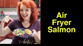 Air Fryer Salmon #fish #airfryerrecipe #airfryer