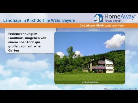Bayerischer Wald: Ferienwohnung im Landhaus, umgeben von einem über 4000 qm - FeWo-direkt.de Video