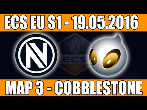 EnVyUs vs Dignitas | Map 3 (Cobblestone) ECS EU Season 1 2016 CS:GO Week 5 (19.05.2016)