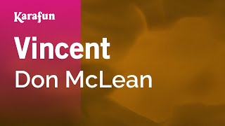 Karaoke Vincent - Don McLean *