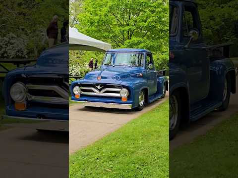 Thumbnail for 1955 Ford F100 Pickup Truck Drive By Engine Sound Festival of Cars Rochester MI 2025 by 1955 Ford