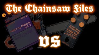 Video thumbnail for The Chainsaw Files – Decibelics Pedalboutique Angry Swede V2 Prototype vs Boss HM-2 clone comparison by Dome