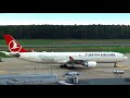 Turkish Airlines Airbus A330 Landing at Nuremberg Airport