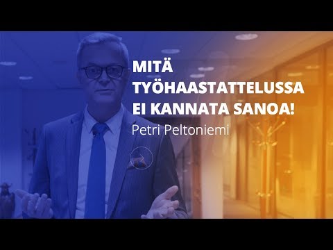 Mitä työhaastattelussa EI KANNATA sanoa | InHunt Group