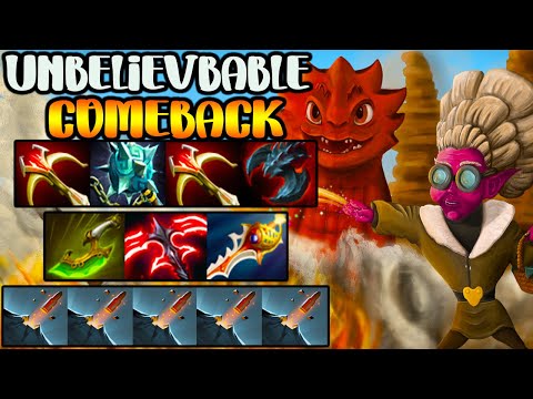 UNBELIEVBALE COMEBACK - MOST CRAZY BATTLE - CARRY SNAPFIRE - INTENSE BATTLE - DOTA 2 GAMEPLAY
