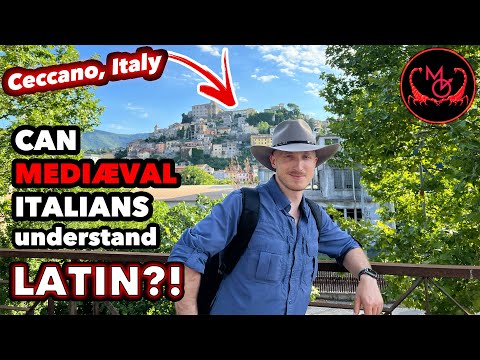 American speaks Latin with MEDIÆVAL Italian Reenactors! ⚔️ 🇮🇹