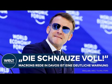 DAVOS: „Die Schnauze voll!“ – Frankreichs Präsident Macron rechnet mit Trump und China ab