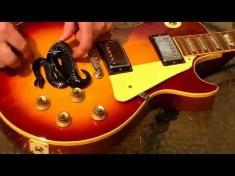 Gibson Tailpiece bridge custom made Snake Chrome image 9