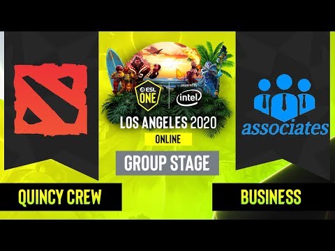 Dota2 - Business associates vs. Quincy Crew - Game 1 - Group Stage - NA - ESL One Los Angeles