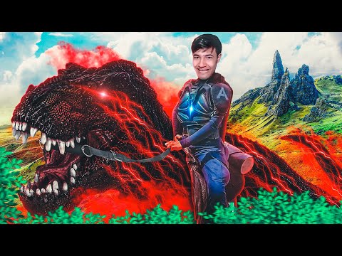 I tamed the dark dinosaur! But it was hard! ARK SCIENCE! #52