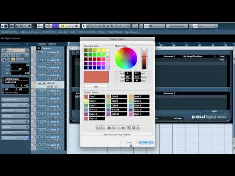 DAW 101 - Advanced colorizing tracks in Cubase