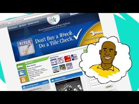 Txdmv Title Check
