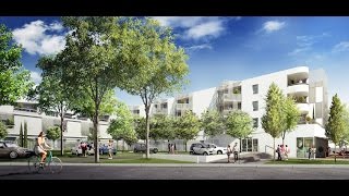 preview picture of video 'Porte du Sud - Programme Immobilier Neuf Lattes (34970) - URBAT Montpellier'