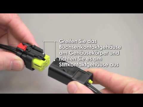 AMPSEAL 16 Steckverbinder (AMPSEAL 16 Connector Instructions) - German