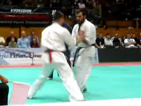 All American Open Karate 2008 Championships M.Banushev (BG) vs. A. Navaro (ES)