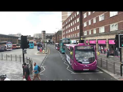 Full Route Visual | Arriva Leicester 31 - Oadby to Leicester | 4517 (YX16 OJS)