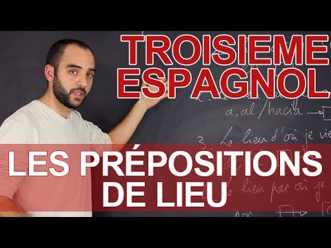 Les prépositions de lieu