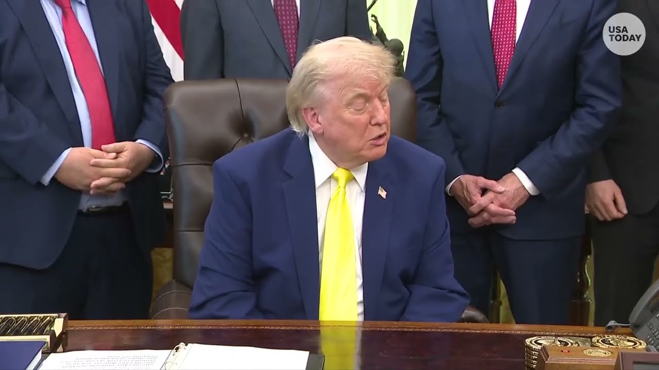 Donald Trump announces 'Trump Promenade' plan behind Lincoln Memorial during White House event