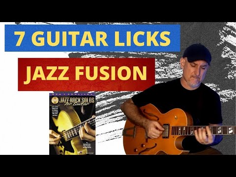 JAZZ ROCK FUSION LICKS FOR GUITAR - Lines for static chords and vamps
