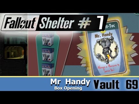 Vault 69 Mr  Handy box opening ~ Fallout Shelter Android walkthrough Part 7