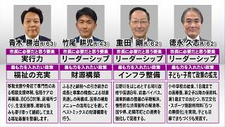 4月17日【びわ湖放送ニュース】【特集】新人４人の激戦「近江八幡市長選挙」４月１９日投開票