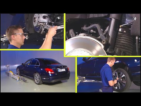 Mercedes-Benz Maintenance: Removing and Installing an Air Spring (W205, W213, W253)