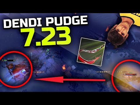 Still Best Pudge in Dota 2? Dendi 7.23 Pudge NEW Aghanim's Scepter Meta Build Dota 2