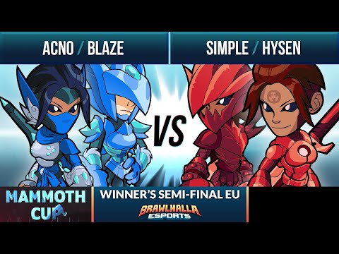 Acno & Blaze vs Simple & Hysen - Winner's Semi-Final - Mammoth Cup 2020 - 2v2 EU