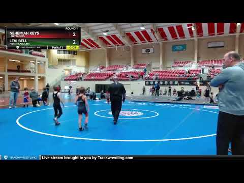 56-57 Lbs Round 1 - Levi Bell, North Carolina Vs Nehemiah Keys, Unattached B03c