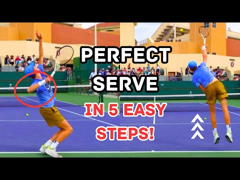How to Hit a Perfect Tennis Serve in 5 Simple Steps | Master Your Serve