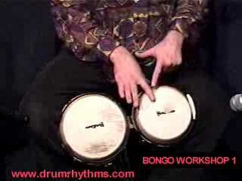 bongo drumming basic lessons at www.drumrhythmlesson.com