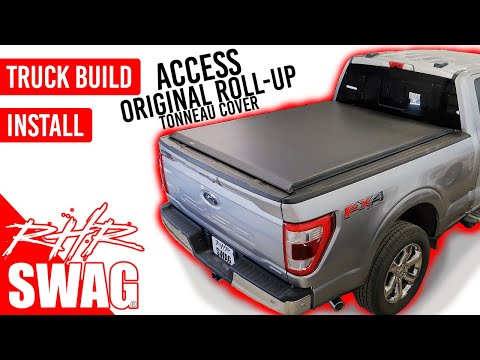 Access Original Roll-Up Tonneau Cover Install - 2021 Ford F-150 Truck Build - RHRSwag.com