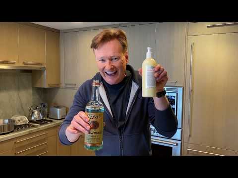 Conan's Guide To Making Hand Sanitizer At Home | Team Coco