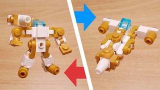 Mini LEGO space rocket transformer robot Rocket G!