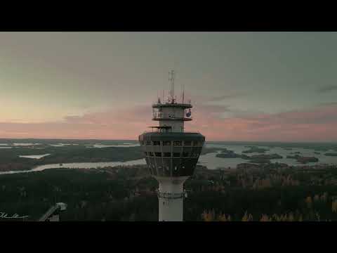 Autumn in KUOPIO Finland, 4K drone footage