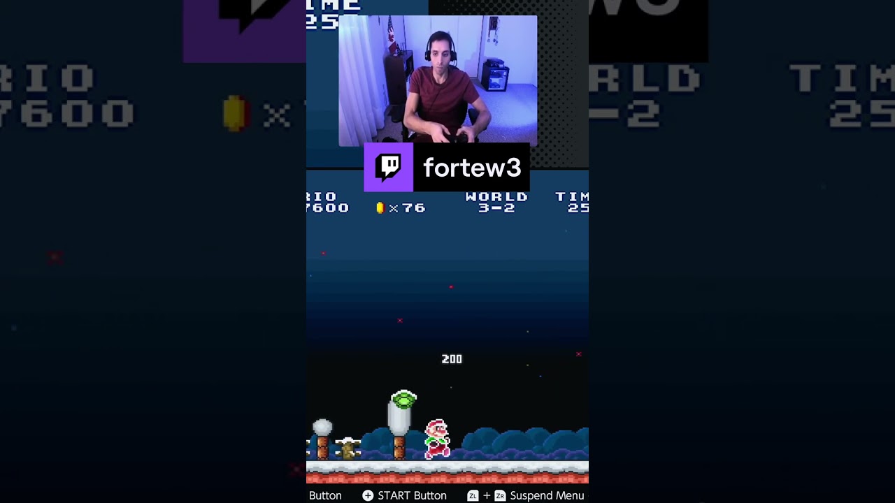 Super Mario All-stars: Mario Bros: World 3-2 Speed run: OCD Trigger Warning