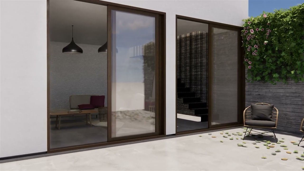 Lounge Interior Rendering 3D walkthrough animation